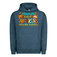Pigment Midnight Navy i teach the cutest pumpkins in the patch Urban Hoodie - CowhideDigitalArt