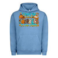 Pigment Pebble Blue i teach the cutest pumpkins in the patch Urban Hoodie - CowhideDigitalArt