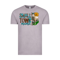 Vintage Zinc Small Town Mama With Sheeps Vintage Tee - BundleAndBundleShop