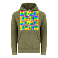 Vintage Olive Pride lgbtq flag and leopard with glitter seamless Vintage Hoodie - BundleAndBundleShop