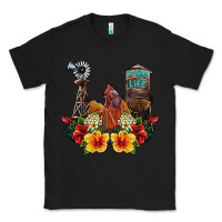 Black farm life rooster Classic Tee - SublimationCraftShop