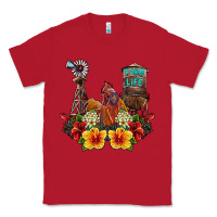 Red farm life rooster Classic Tee - SublimationCraftShop