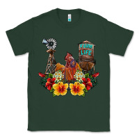 Sports Green farm life rooster Classic Tee - SublimationCraftShop