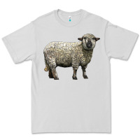 Dove Grey hampshire sheep Premium Tee - LillyAllenDesigns
