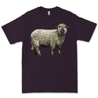 Plum hampshire sheep Premium Tee - LillyAllenDesigns