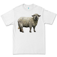 White hampshire sheep Premium Tee - LillyAllenDesigns