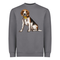 Storm beagle with overflow Heavyweight Sweatshirt - texasbilliewilder