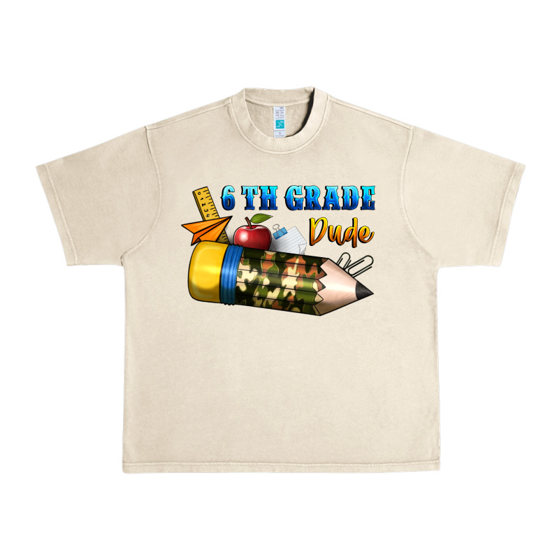 6 Th Grade Dude Urban Heavy Tee by BundleAndBundleShop | Teevron
