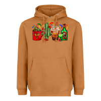 Meerkat Mexico Coffee Cups With Cactus And Tequila Bottle Heavyweight Hoodie - FaDigitalArtStudio