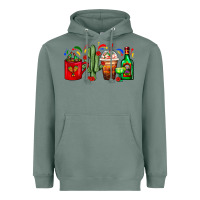 Sage Mexico Coffee Cups With Cactus And Tequila Bottle Heavyweight Hoodie - FaDigitalArtStudio