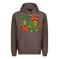 Coffee happy crawdi gras olivia Premium Hoodie - OliviaCreatesArt