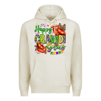 Oatmeal Heather happy crawdi gras olivia Premium Hoodie - OliviaCreatesArt