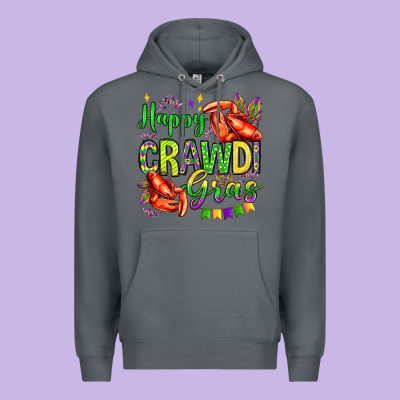 Happy Crawdi Gras Olivia Premium Hoodie Designed By Oliviacreatesart