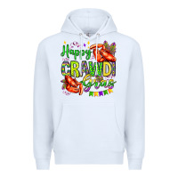 White happy crawdi gras olivia Premium Hoodie - OliviaCreatesArt
