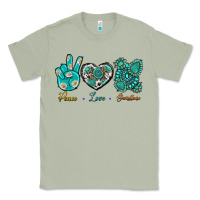 Matcha Peace Love Gemstone Classic Tee - BundleAndBundleShop