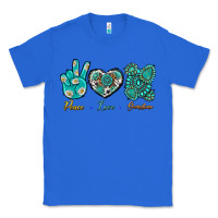 True Royal Peace Love Gemstone Classic Tee - BundleAndBundleShop