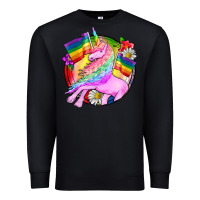 Black Pride unicorn Premium Sweatshirt - FaDigitalArtStudio