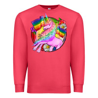 Cardinal Pride unicorn Premium Sweatshirt - FaDigitalArtStudio