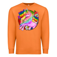 Carrot Pride unicorn Premium Sweatshirt - FaDigitalArtStudio