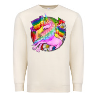Sandshell Pride unicorn Premium Sweatshirt - FaDigitalArtStudio