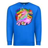 True Royal Pride unicorn Premium Sweatshirt - FaDigitalArtStudio