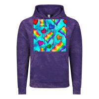 Cloud Purple Pride lgbtq flags and leopard seamless pattern Vintage Hoodie - BundleAndBundleShop