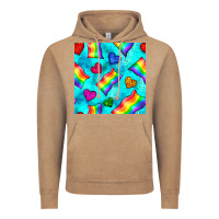 Vintage Coffee Pride lgbtq flags and leopard seamless pattern Vintage Hoodie - BundleAndBundleShop