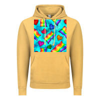 Vintage Mustard Pride lgbtq flags and leopard seamless pattern Vintage Hoodie - BundleAndBundleShop