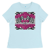 Baby Blue race mom Ladies Tee - BarkalooDesign