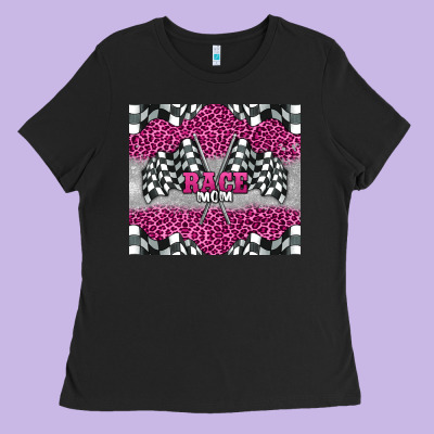 Race Mom Ladies Tee Designed By Barkaloodesign