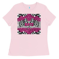 Bubblegum Pink race mom Ladies Tee - BarkalooDesign