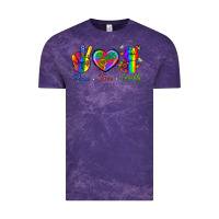 Cloud Purple Peace Love Equality Vintage Tee - BundleAndBundleShop