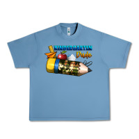 Pebble Blue kindergarten dude Urban Heavy Tee - BundleAndBundleShop