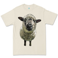 Bone hampshire sheep head Premium Tee - LillyAllenDesigns
