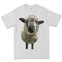 Dove Grey hampshire sheep head Premium Tee - LillyAllenDesigns