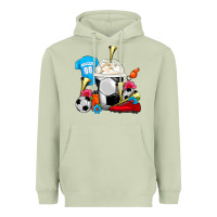 Matcha Soccer Frappe Coffee Heavyweight Hoodie - FaDigitalArtStudio
