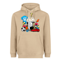 Mushroom Soccer Frappe Coffee Heavyweight Hoodie - FaDigitalArtStudio