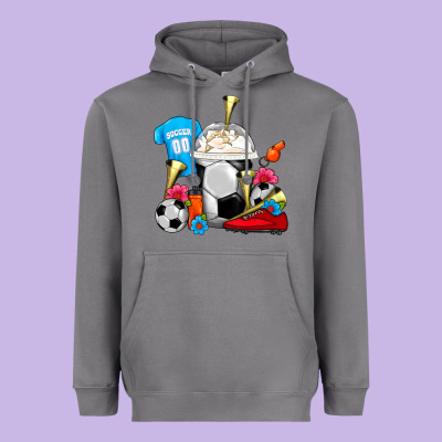 Soccer Frappe Coffee Heavyweight Hoodie Designed By Fadigitalartstudio