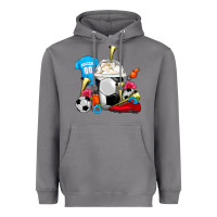 Storm Soccer Frappe Coffee Heavyweight Hoodie - FaDigitalArtStudio