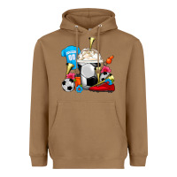 Toasted Coconut Soccer Frappe Coffee Heavyweight Hoodie - FaDigitalArtStudio