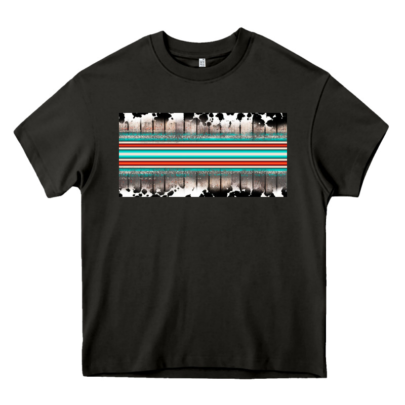 Western Cowhide Serape Sunflower Mama License Plate Heavy Core Tee by BarkalooDesign | Teevron