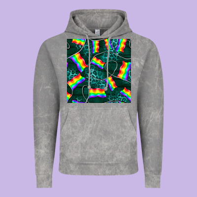 Pride Lgbtq Flags With Leopard Seamless Pattern Vintage Hoodie Designed By Bundleandbundleshop