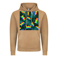 Vintage Camel Pride lgbtq flags with leopard seamless pattern Vintage Hoodie - BundleAndBundleShop