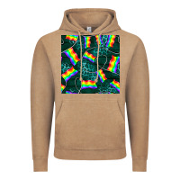Vintage Coffee Pride lgbtq flags with leopard seamless pattern Vintage Hoodie - BundleAndBundleShop
