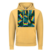 Vintage Mustard Pride lgbtq flags with leopard seamless pattern Vintage Hoodie - BundleAndBundleShop