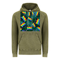 Vintage Olive Pride lgbtq flags with leopard seamless pattern Vintage Hoodie - BundleAndBundleShop