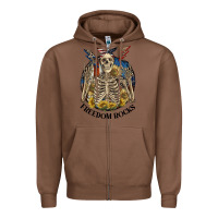 Chestnut freedom rocks Zipper Hoodie - CowGirlArtShop