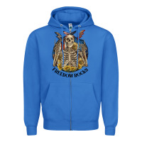 True Royal freedom rocks Zipper Hoodie - CowGirlArtShop