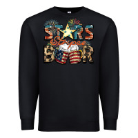 Black Stars stripes beer Premium Sweatshirt - FaDigitalArtStudio