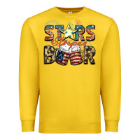 Lemon Stars stripes beer Premium Sweatshirt - FaDigitalArtStudio